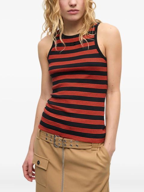 GANNI striped tank top - Orange - zdjęcie produktu nr 2