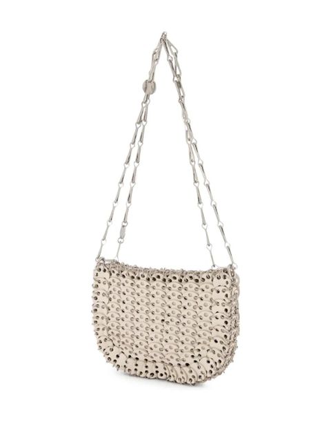 Rabanne 1969 chainmail-effect shoulder bag - Neutrals - zdjęcie produktu nr 2