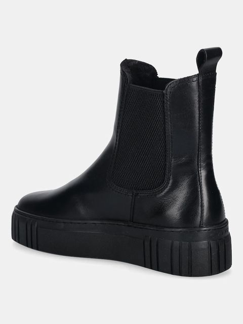 Gant sztyblety skórzane Snowmont damskie kolor czarny na płaskim obcasie ocieplone 31551096 - zdjęcie produktu nr 2