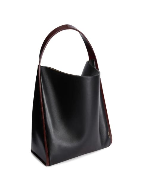 Jil Sander Pivot leather shoulder bag - Black - zdjęcie produktu nr 2