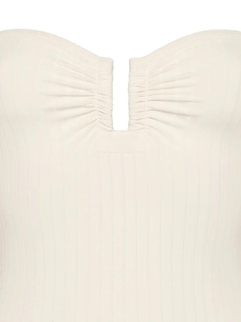 ERES Bossa Nova ribbed swimsuit - White - zdjęcie produktu nr 2