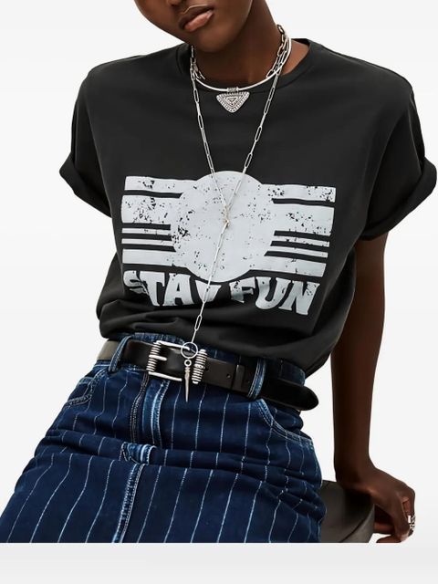 Ba&Sh Reese graphic T-shirt - Grey