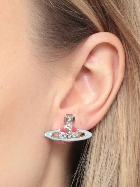 Vivienne Westwood orb embellished earrings - Silver