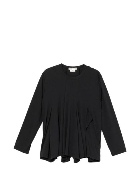 Comme Des Garçons draped T-shirt - Black - zdjęcie produktu nr 1