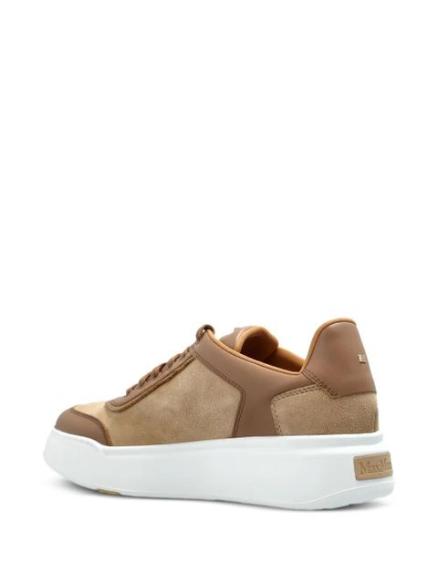 Max Mara Maxi suede sneakers - Brown