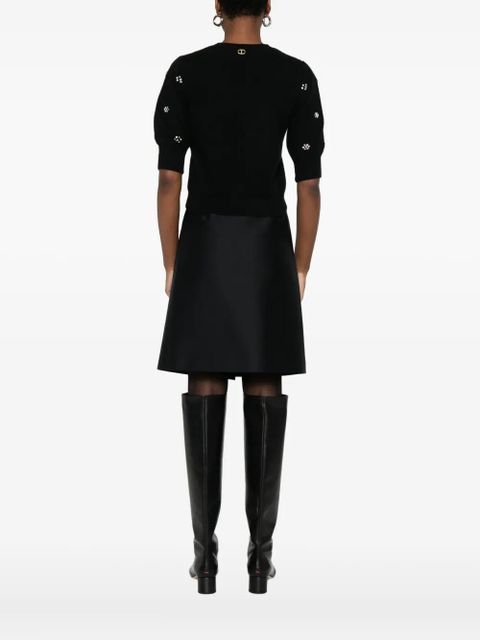 TWINSET crystal-embellished sweater - Black