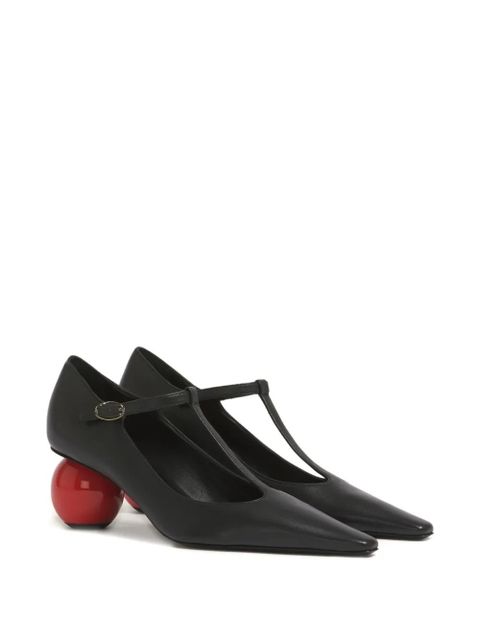 Marni 60mm T-bar spherical-heel pumps - Black