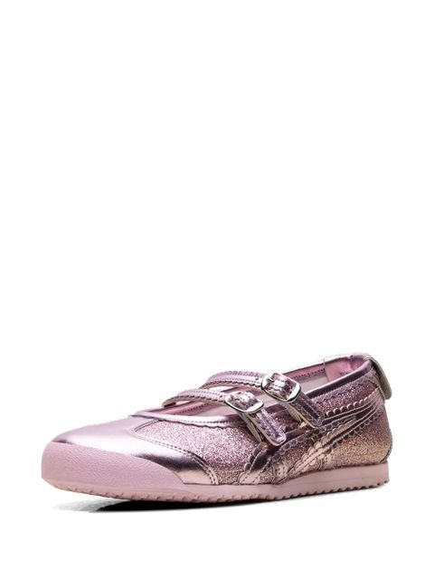 Onitsuka Tiger Mexico 66 glitter buckle sneakers - Pink
