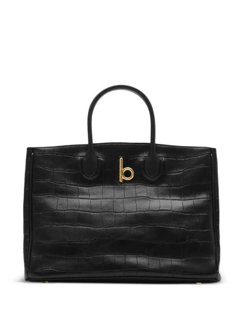 Burberry small Rocking Horse tote​ bag - Black - zdjęcie produktu nr 1