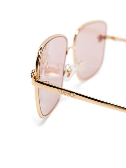 Versace Eyewear square-frame sunglasses - Gold