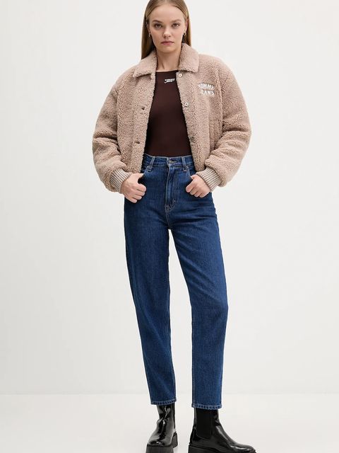 Tommy Jeans body kolor brązowy DW0DW21574 - zdjęcie produktu nr 2