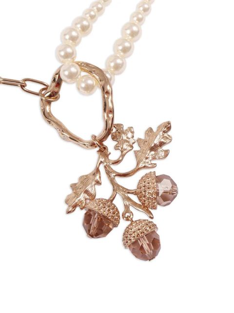 Weekend Max Mara bead charm metal necklace - Gold - zdjęcie produktu nr 2