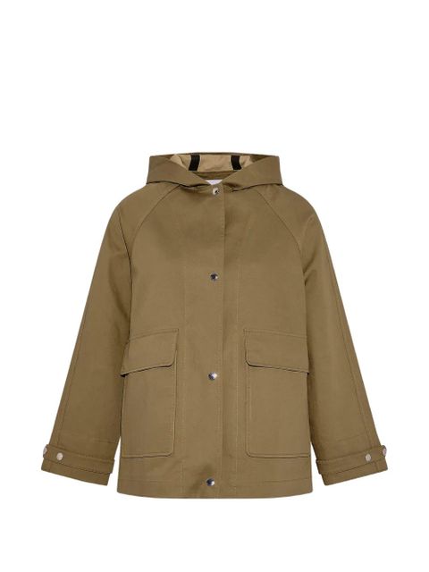 Yves Salomon hooded two-tone jacket - Neutrals - zdjęcie produktu nr 1