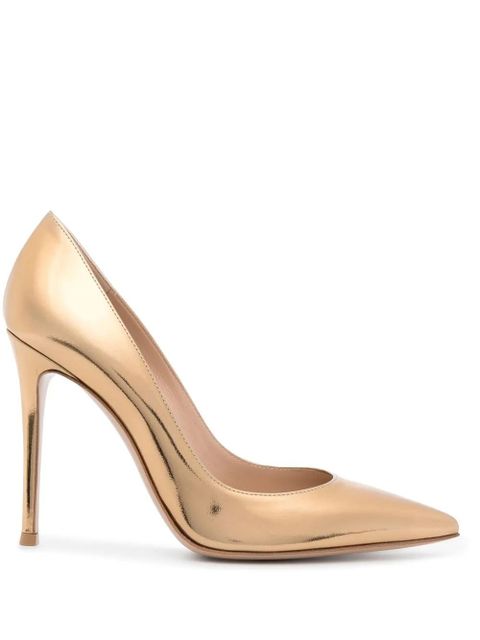 Gianvito Rossi Gianvito 105mm metallic pumps - Gold - zdjęcie produktu nr 1