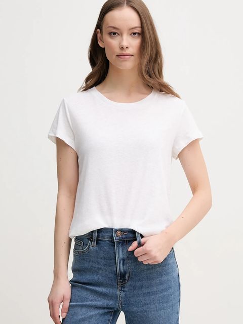 Pepe Jeans t-shirt lniany MEGAN - zdjęcie produktu nr 1