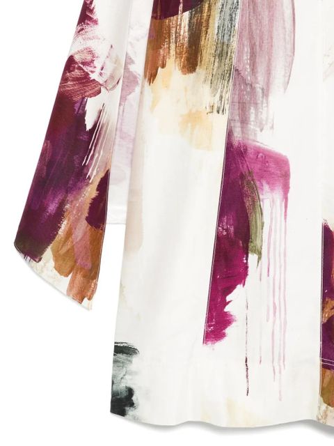 Aje Bisou ruffled midi dress - Neutrals