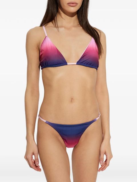 Casablanca gradient-effect bikini top - Pink