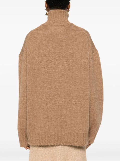 Jil Sander high-neck sweater - Brown