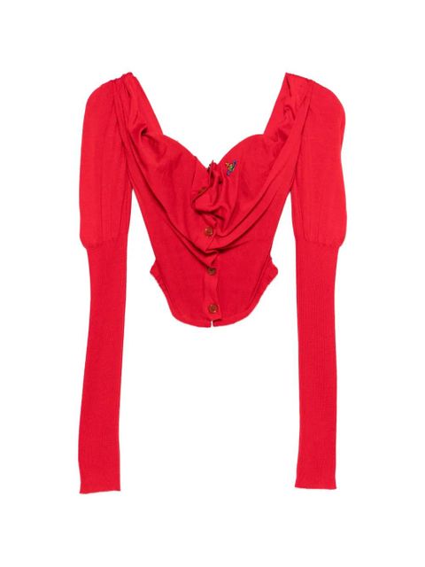 Vivienne Westwood Bea Corset cardigan - Red - zdjęcie produktu nr 1