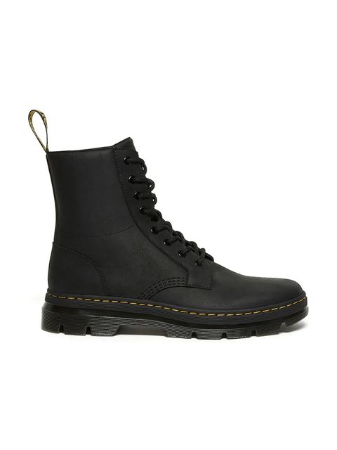Dr. Martens workery skórzane Combs kolor czarny na platformie DM26007001 - zdjęcie produktu nr 1