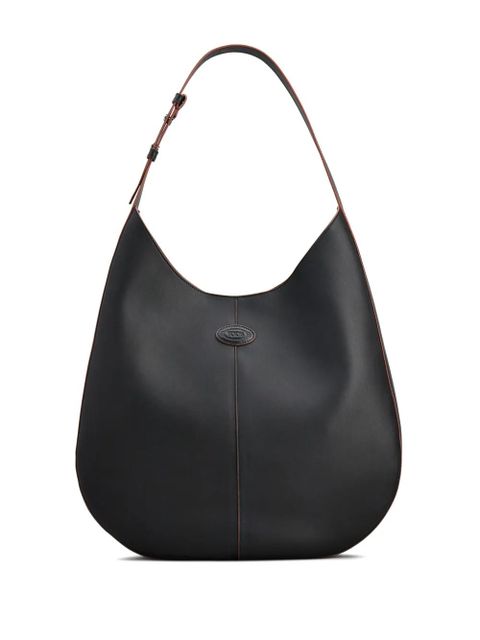 Tod's medium Di leather shoulder bag - Black - zdjęcie produktu nr 1