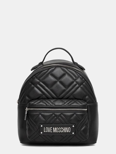 Love Moschino plecak damski kolor czarny mały gładki JC4148PP1NLA000B - zdjęcie produktu nr 1