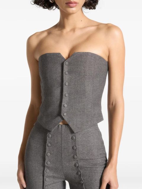 Manière De Voir Lise vest and jacket - Grey - zdjęcie produktu nr 1