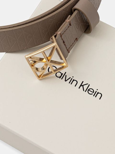 Calvin Klein pasek damski kolor beżowy LV04F7063G - zdjęcie produktu nr 2