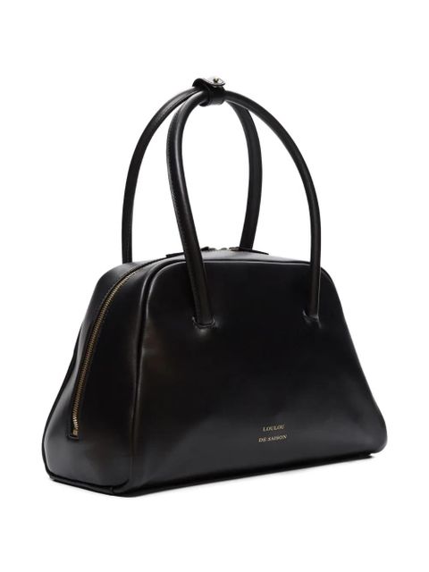 LouLou de Saison Vesper double-handle shoulder bag - Black - zdjęcie produktu nr 2