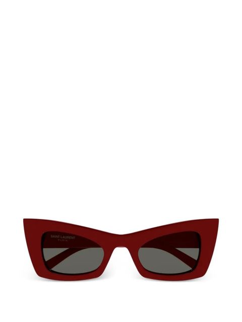 Saint Laurent Eyewear cat-eye frame sunglasses - Red - zdjęcie produktu nr 1
