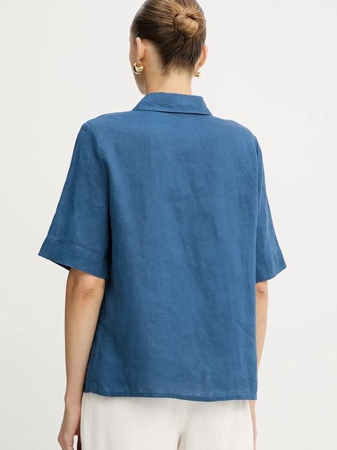 United Colors of Benetton bluzka lniana