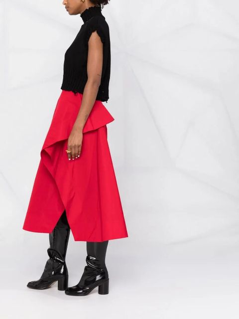 Marni distressed cropped vest - Black