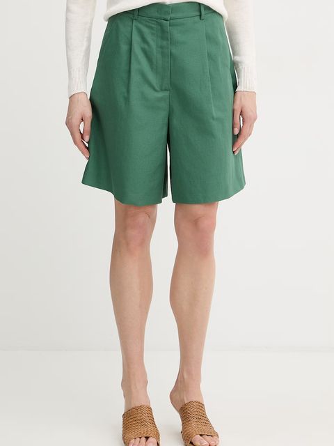 Weekend Max Mara szorty z dodatkiem lnu ECUBA