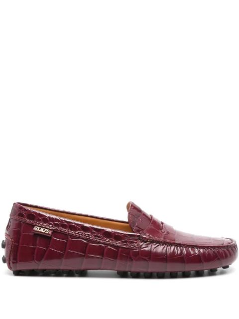 Tod's Gommino driver loafers - Red - zdjęcie produktu nr 1