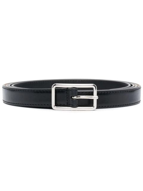 Alexander McQueen leather buckle belt - Black - zdjęcie produktu nr 1