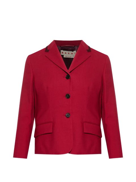 Marni buttoned pocket blazer - Red - zdjęcie produktu nr 1