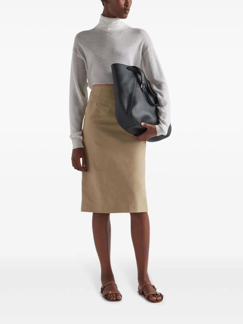 Prada roll-neck cashmere jumper - White - zdjęcie produktu nr 2