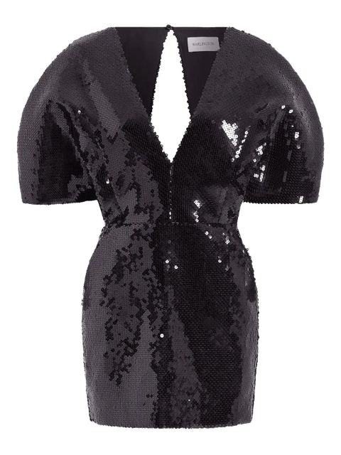 16Arlington Riaura sequinned mini dress - Black - zdjęcie produktu nr 1