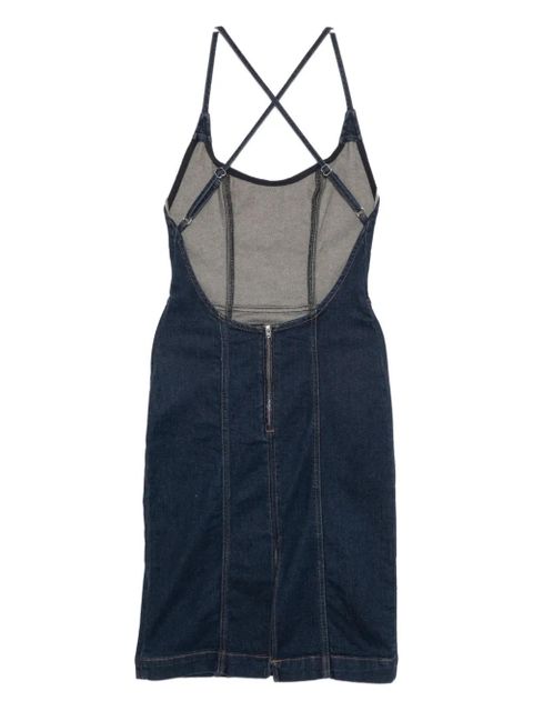 Reformation CROSLEY denim dress - Blue - zdjęcie produktu nr 2