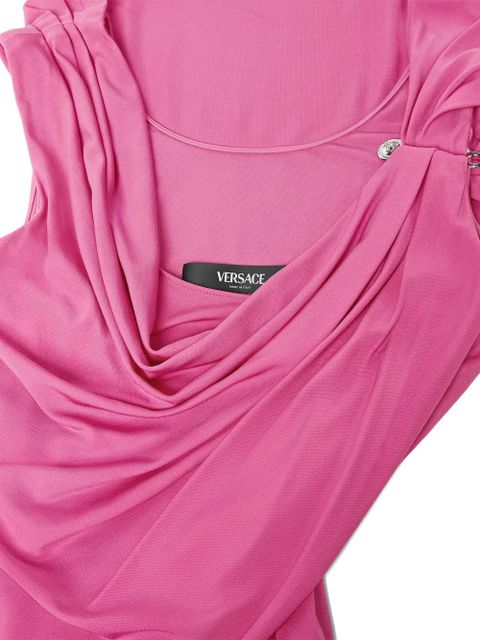 Versace Safety Pin gathered gown - Pink - zdjęcie produktu nr 2