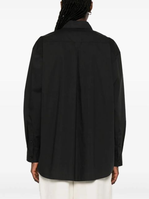 TOTEME tumbled shirt - Black