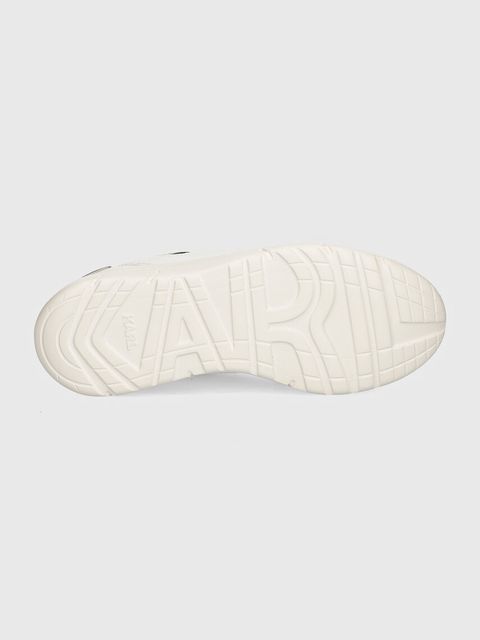 Karl Lagerfeld sneakersy skórzane SERGER kolor biały KL63620