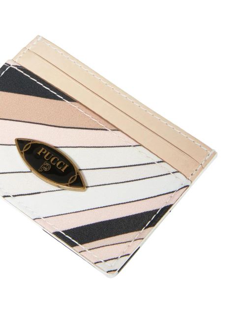 PUCCI Iride-print card holder - Neutrals