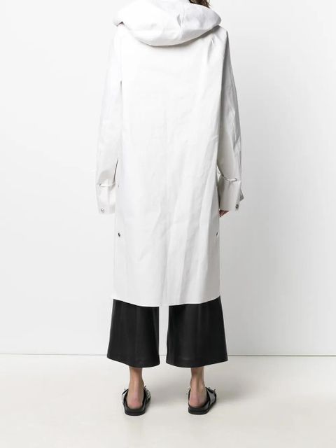 Cecilie Bahnsen single-breasted mid-length coat - White - zdjęcie produktu nr 2