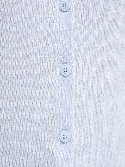 United Colors of Benetton kardigan z dodatkiem wełny damski kolor niebieski lekki 102HD502B