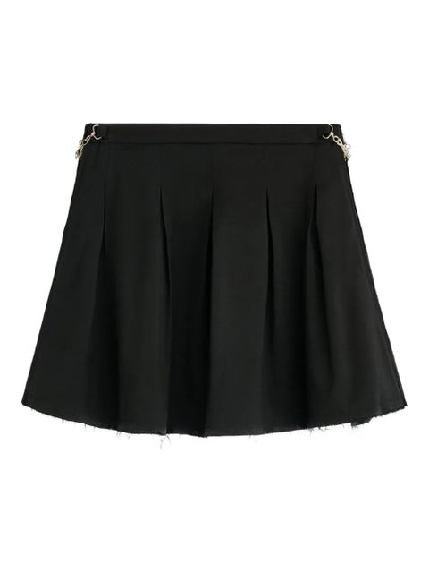 OUR LEGACY Object frayed pleated skirt - Black - zdjęcie produktu nr 1