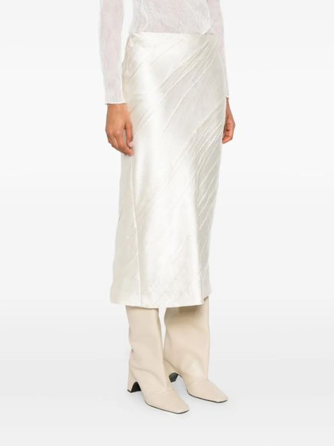 Sportmax Ruta midi skirt - Neutrals