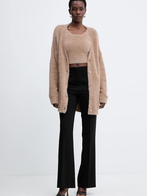 Guess kardigan HAILEY damski kolor beżowy O5BR02 Z1282