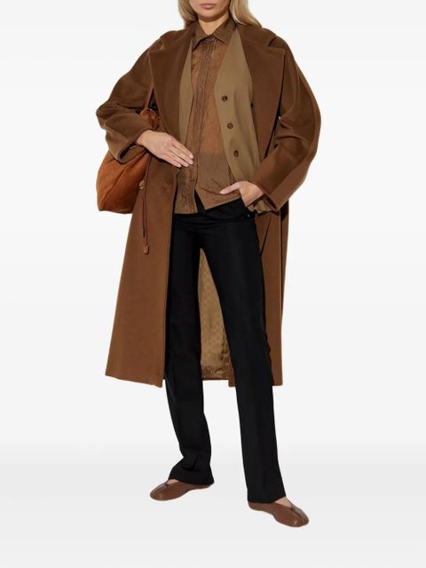 Max Mara Eloisa crumpled silk shirt - Brown - zdjęcie produktu nr 2