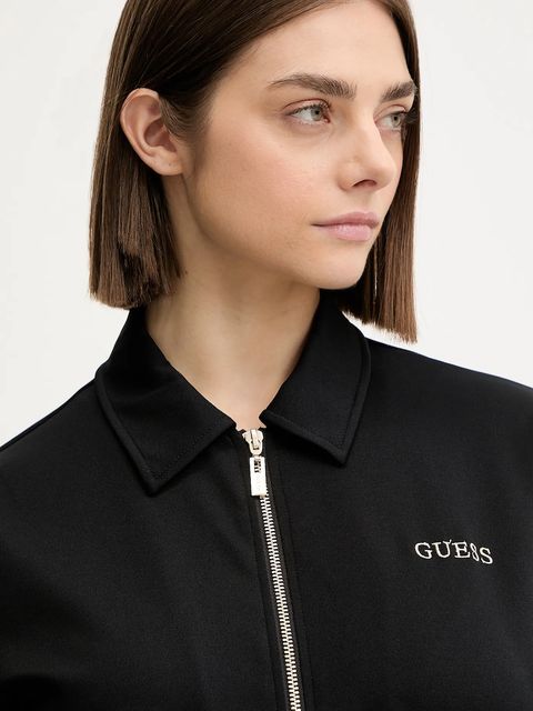 Guess sukienka CARLA kolor czarny mini rozkloszowana V5YK04 KCX42